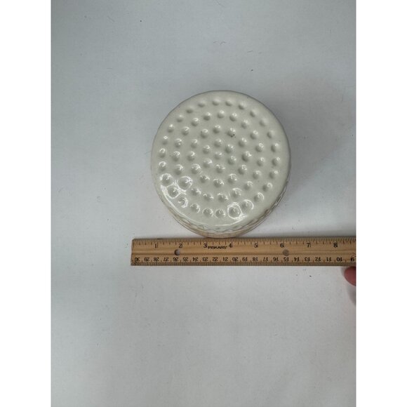Vintage The House Of Webster US Made Ceramic Textured Thimble Shaped Container 5 - Picture 4 of 16